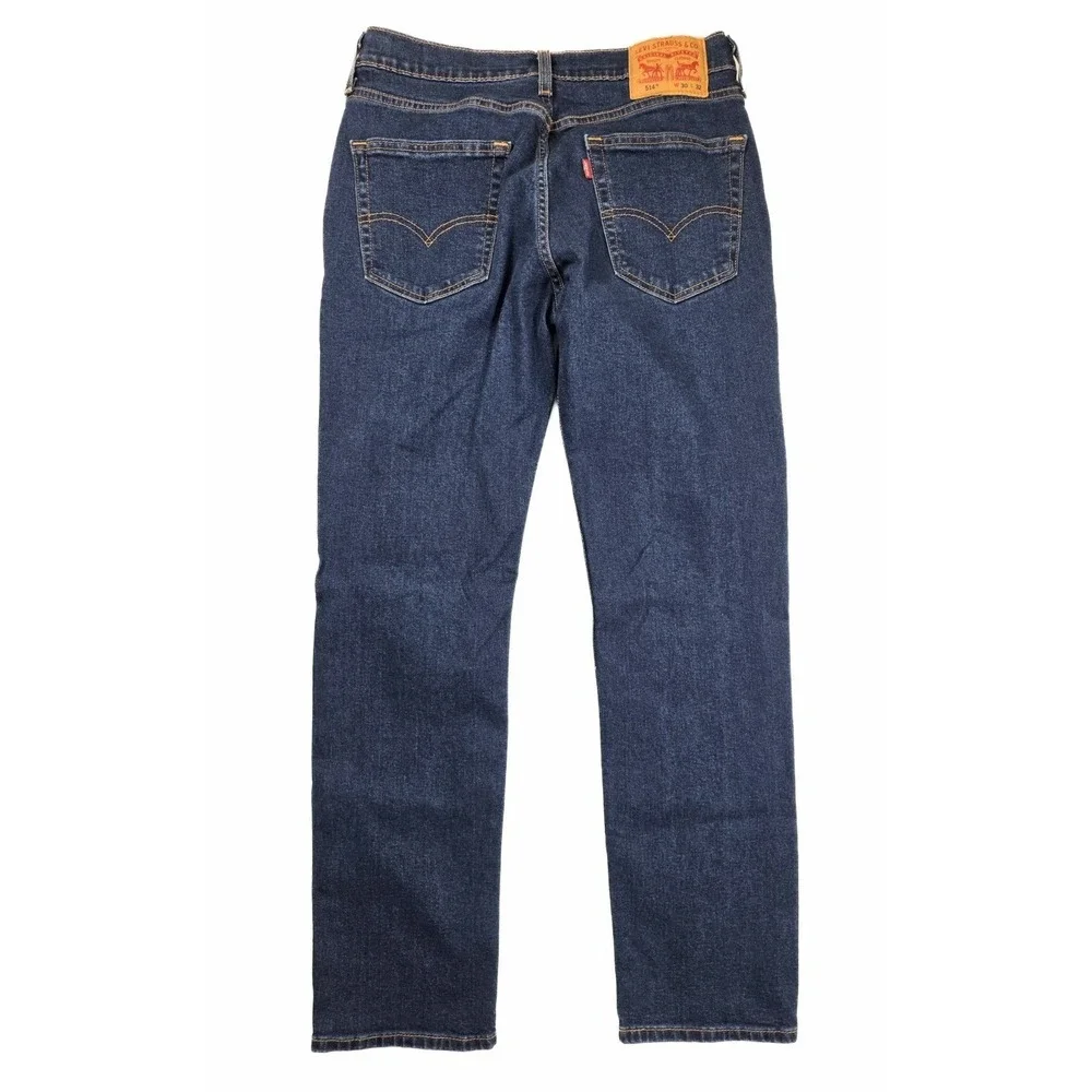 Levi's 514‎ Regular Straight Fit Medium Wash Denim Jeans Men's Size 30x32